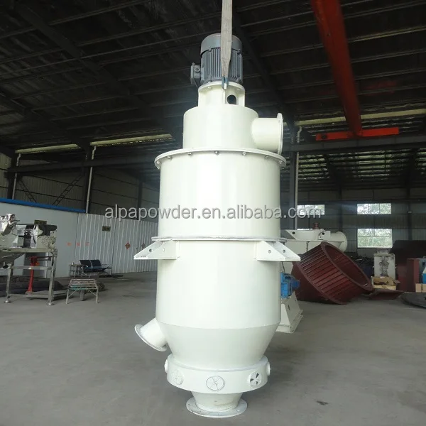 Horizontal Classifying Wheels Powder Cyclone Air Classifier For Fine Micron Powder
