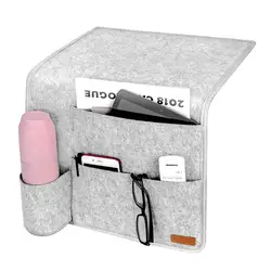 Home Sofa Desk Bedside Caddy Storage Organizer Felt Magazine Holder