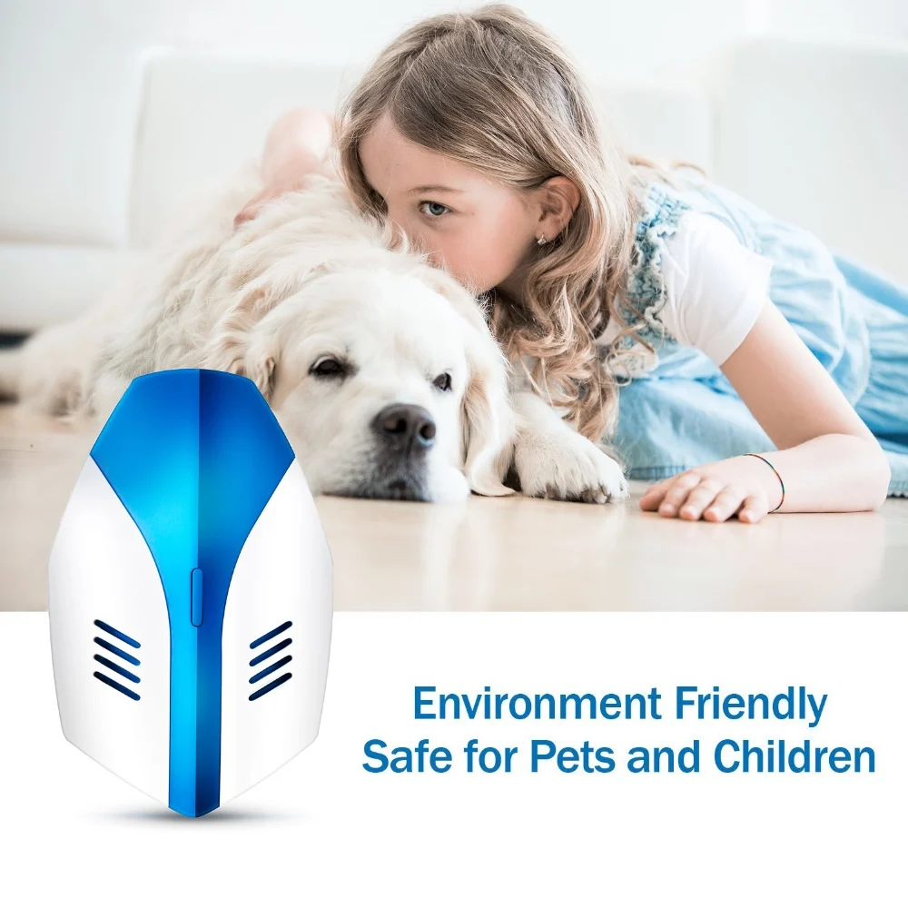 Pest Control Ultrasonic Repeller/ Electronic EU/US/UK Plug In repellent indoor for insect Mosquitoes, Mice, Spiders, Ant, Rats