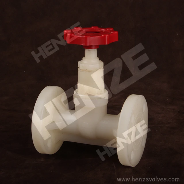 UPVC, CPVC, PPH, PVDF, FRPP Plastic Flanged Globe Valve FF