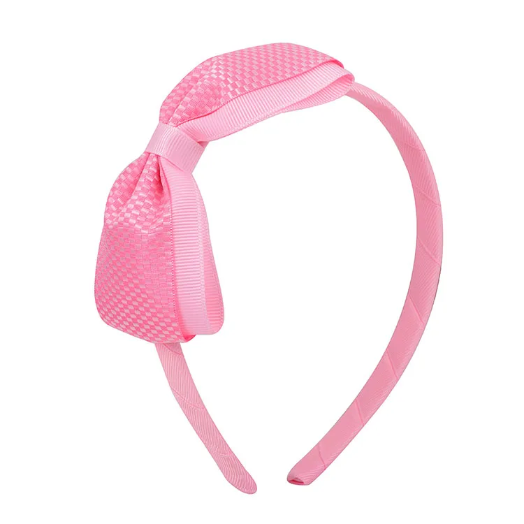 Wholesale hair Bow Fashion Hair Accessories Beautiful Bow Hairband Girls Headbands Curly Ribbon Bow Headband Hairband