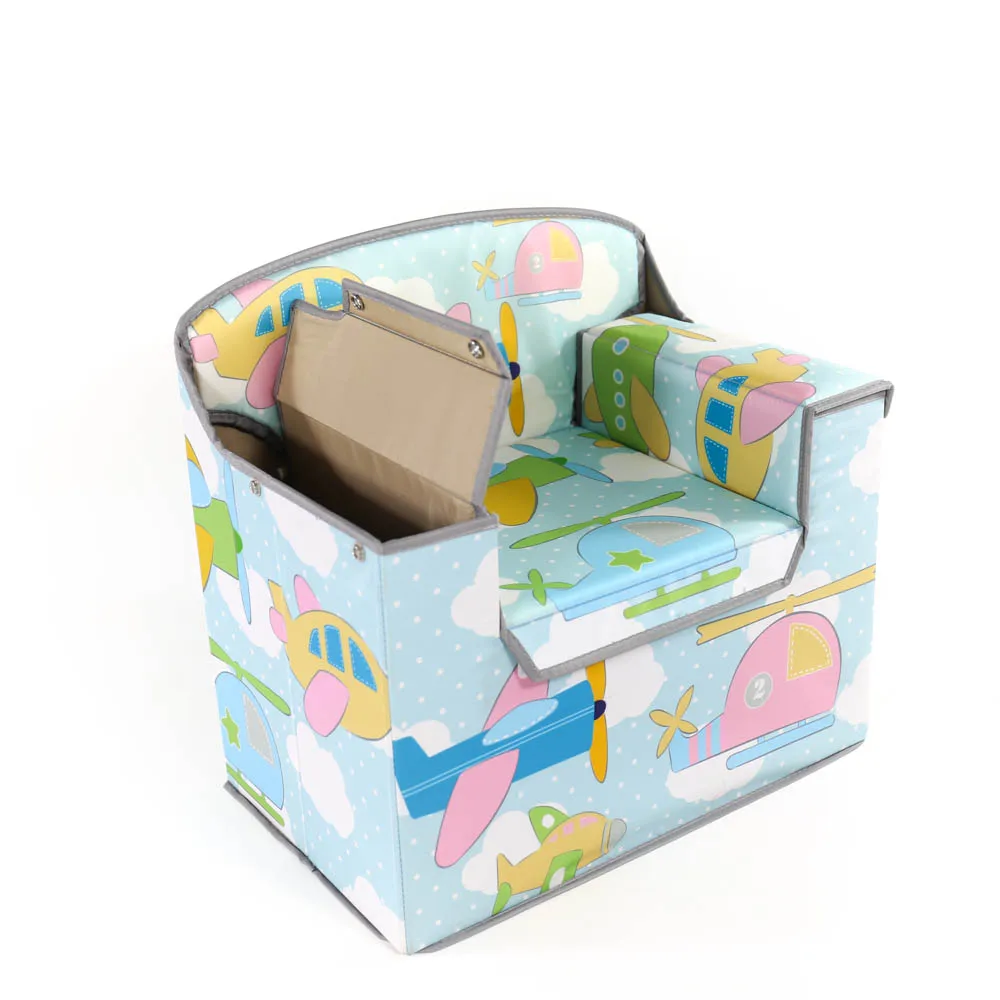 
decorative kids storage chair sofa for room decoration 