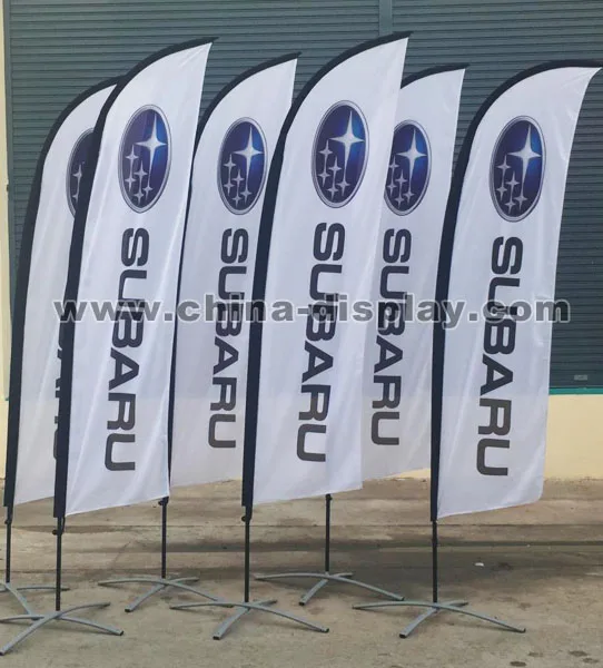 Наружная реклама Стекловолоконный шест под заказ полиэфирный флаг каплеобразный баннер открытый пляжный