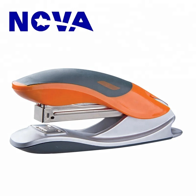  Custom shape office plastic hot stapler staple free Custom