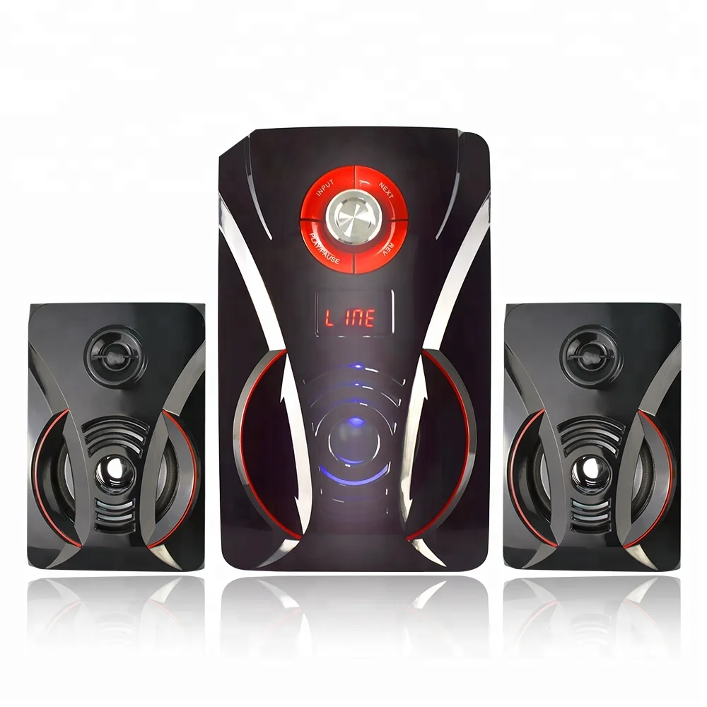 2,1 мультимедийный компьютерный динамик система домашнего кинотеатра динамик звуковой динамик с USB SD FM BT пульт дистанционного управления