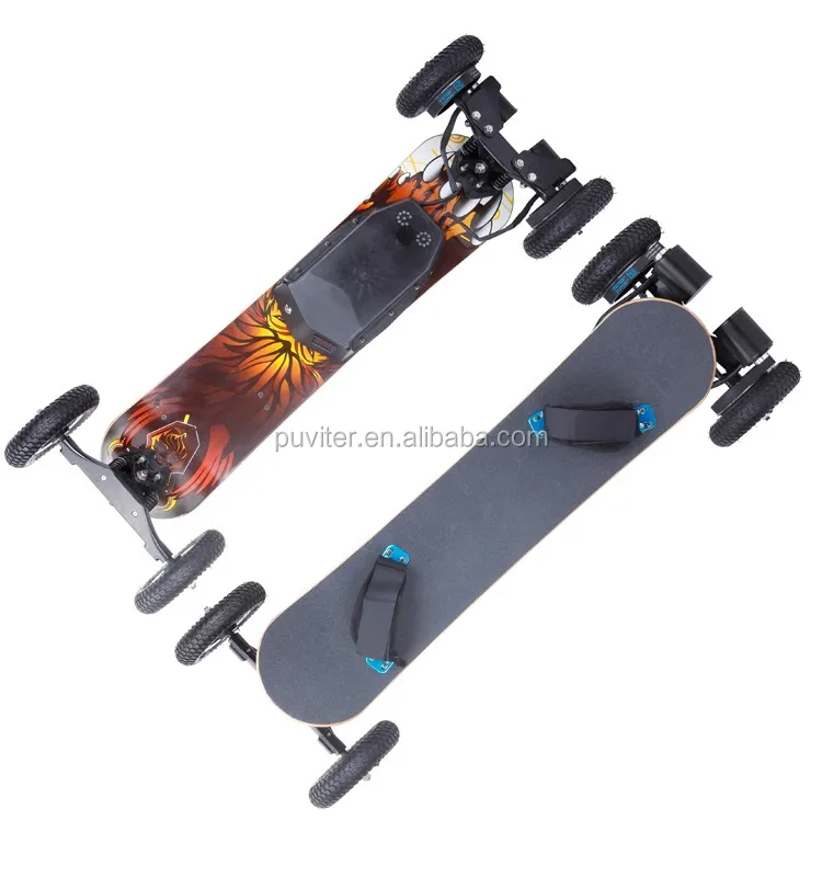 Hot Selling skateboard Double Motor Electric SkateBoard Long Board Fish Board 1600w Dirt skateboard with Remote Control (ESK07)