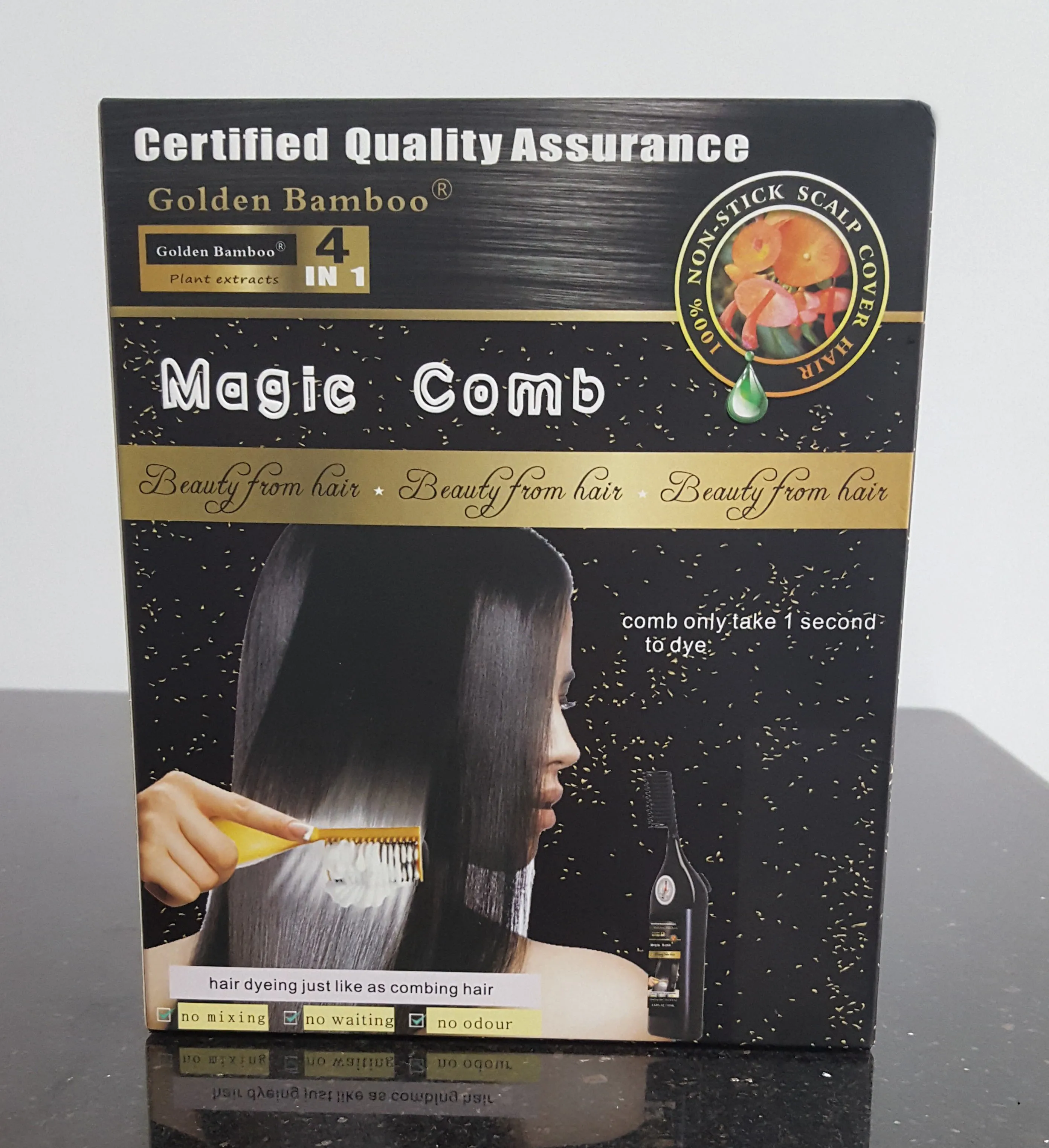 OEM/ODM Wholesale Newest Hot Sale No Side Effect Plant Extract Hair Color Shampoo For White Hair