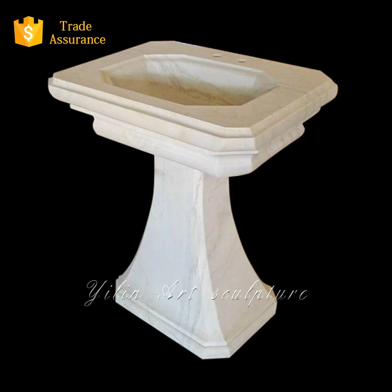 Sunset red marble bathroom washbasin YL-Y122