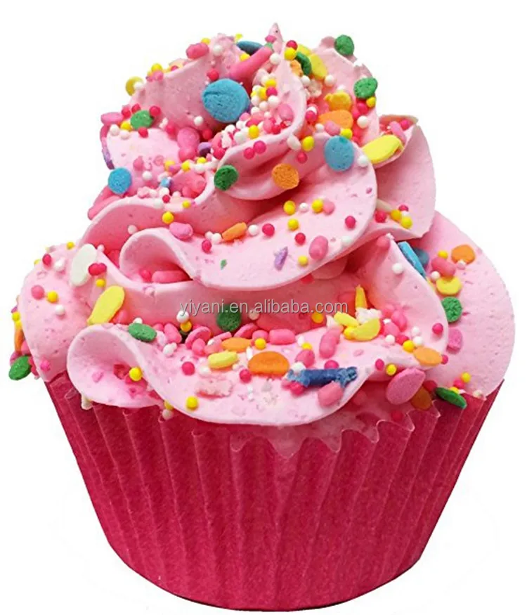 2020 most popular factory wholesale cup cake bath bombs, colorful funny bath fizzer