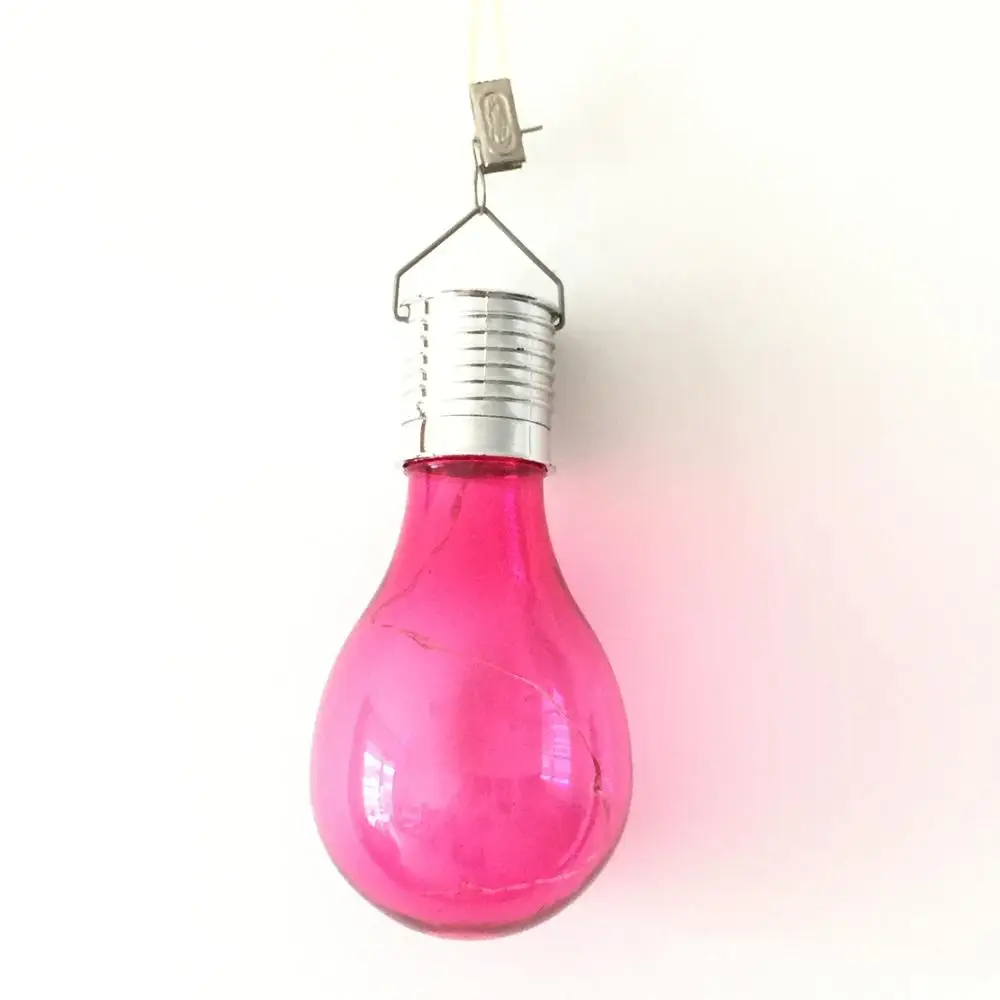 Colorful Hooked LED Solar Bulb Light solar led christmas lights