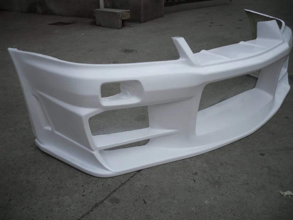 Glass fiber GTR Do-Luck style front bumper for R34 FRP