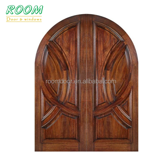 Indian main double door wooden design sunmica