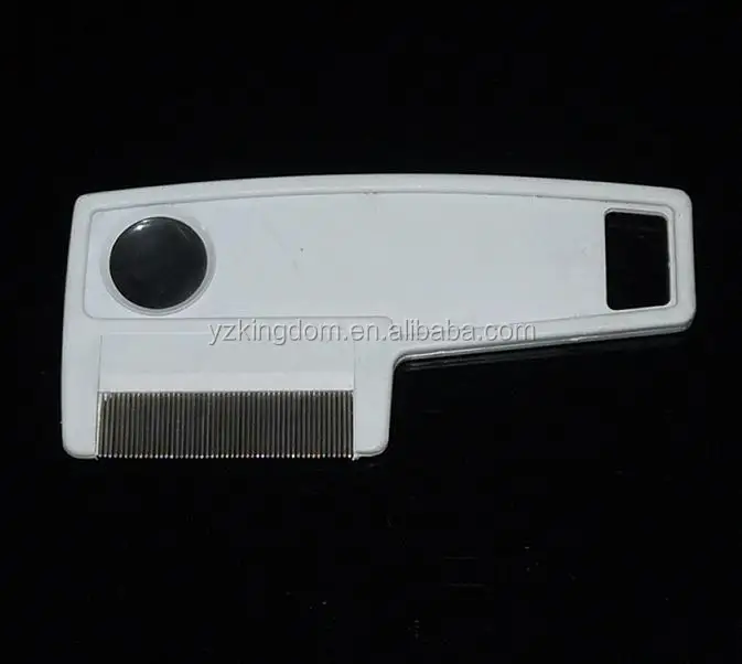 Расческа для удаления белых вшей с лупой