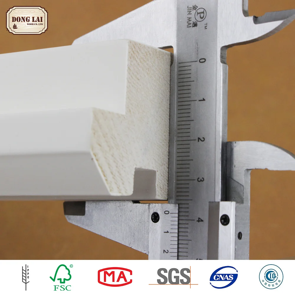 Водонепроницаемая грунтованная отделка из сосновой древесины для украшения дома