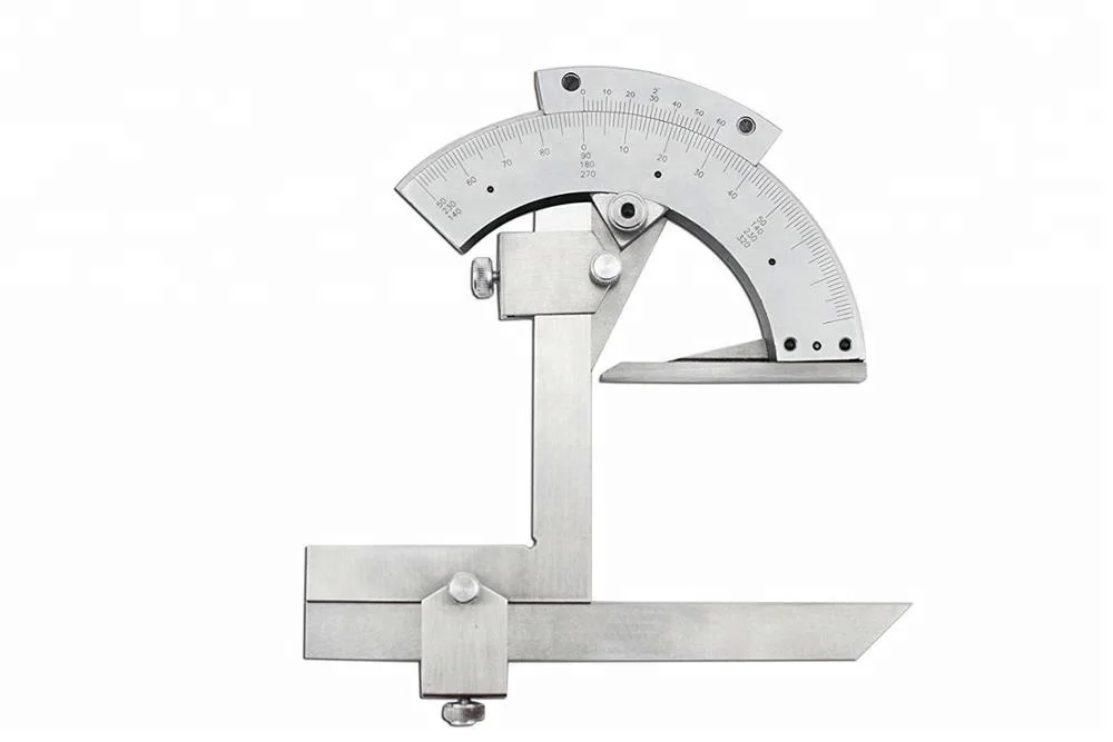 Universal Bevel Protractor 0-320 Degree Angle  Adjustable Vernier Protractor