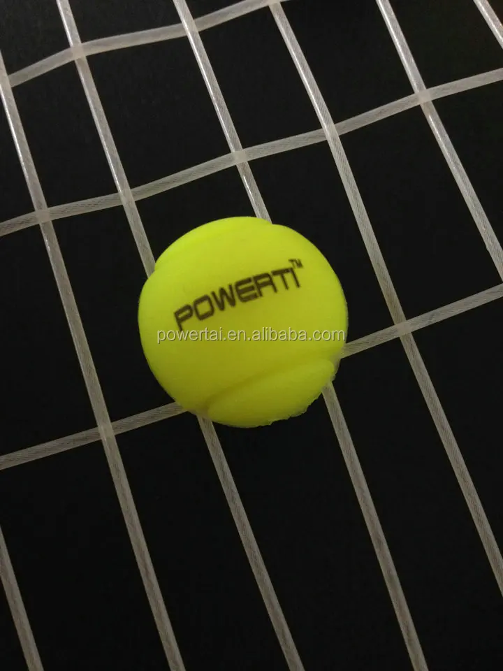 New custom tennis string dampener,tennis ball shape tennis dampeners facoty price