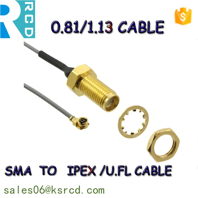 Цена завода Прямо SMA Для IPEX/UFL Кабеля С 1.13 RG178 RG316 Перемычка Коаксиальный Кабель