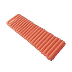 Two valves Pump inside self inflating camping sleeping pad for outdoor relaxing and travel