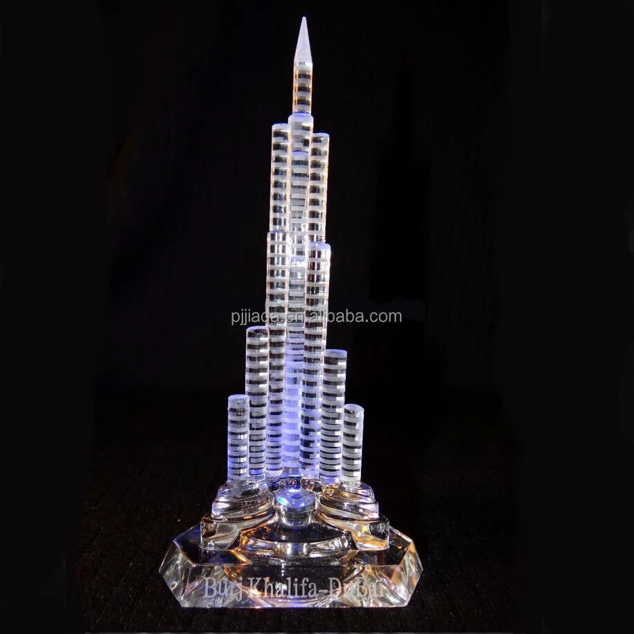 Crystal Dubai Burj Khalifa Tower Souvenir