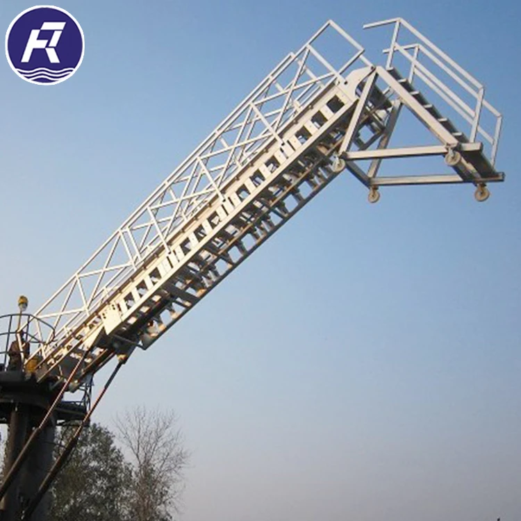 Marine Aluminium accommodation Ladder with wheels