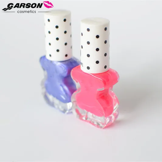 OEM Garson Cosmetics Candy Color Non-toxic Peel Off Waterbased Kids Nail Polish 5ml Private Label