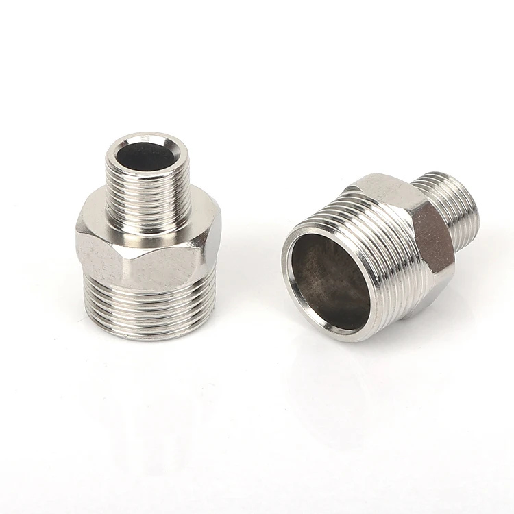 
stainless steel 201 304 pipe fitting SUS male threads reduced joint water plumbing pipe reducing fitting 
