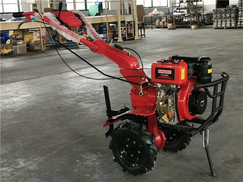Дизельный двигатель с приводом от шестерни мини 6.5HP/7HP моторная почвофреза, компактный трактор культиватор