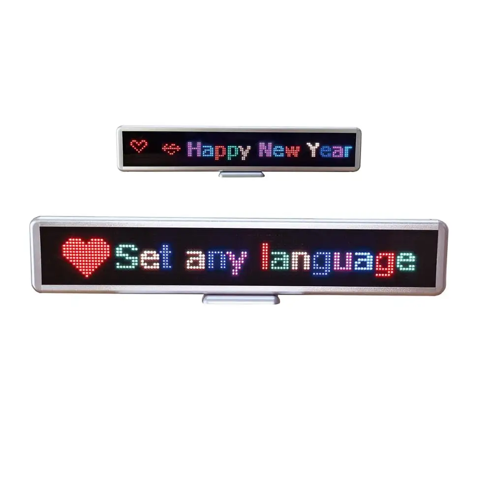 Color full led digital advertising screens displaying in any language