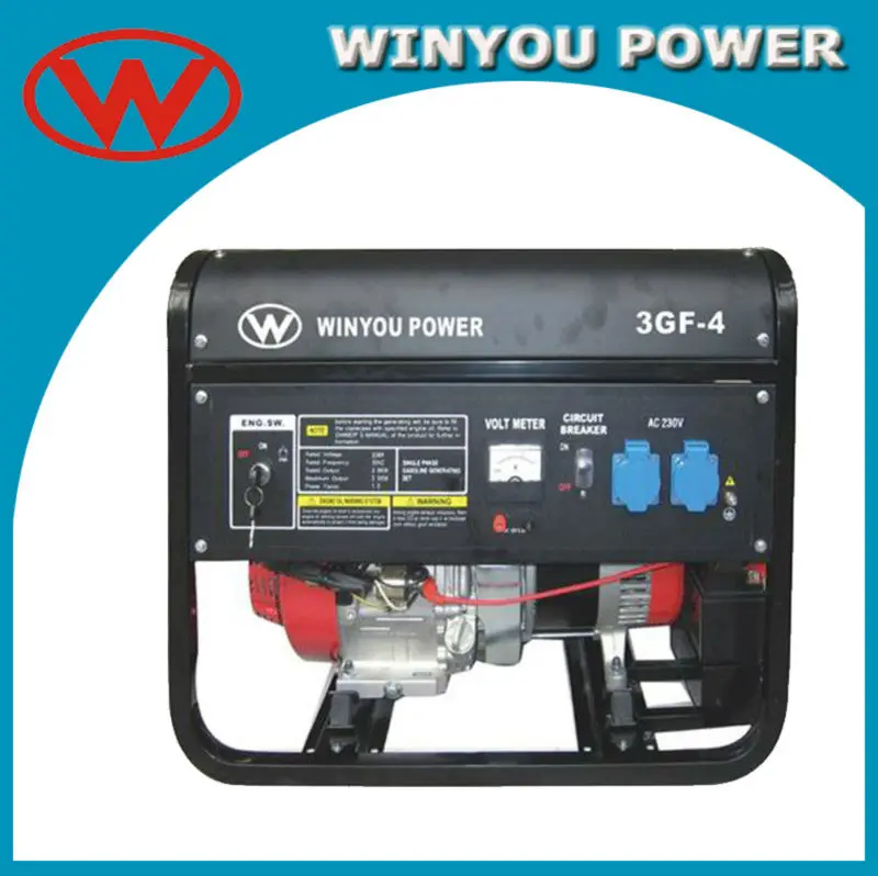 1kw to 7.5 kw petrol generator for home use