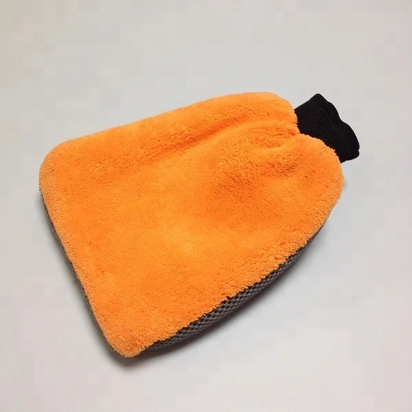 Water Proof Plush Microfiber Car Wash Mitt for Car Cleaning