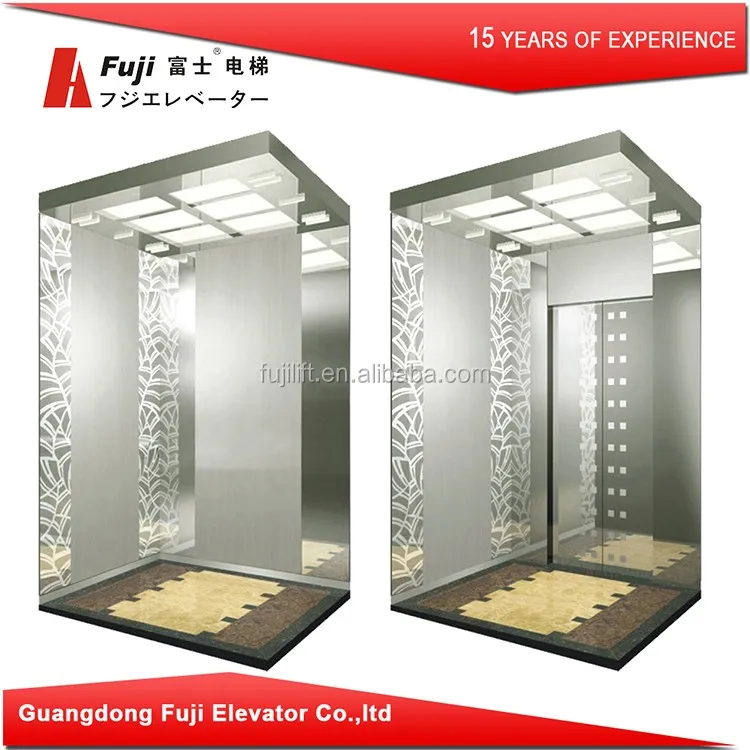 20 Persons 2000KG MRL Traction Elevator FPGA DSP Control Roomless Office Building Lift