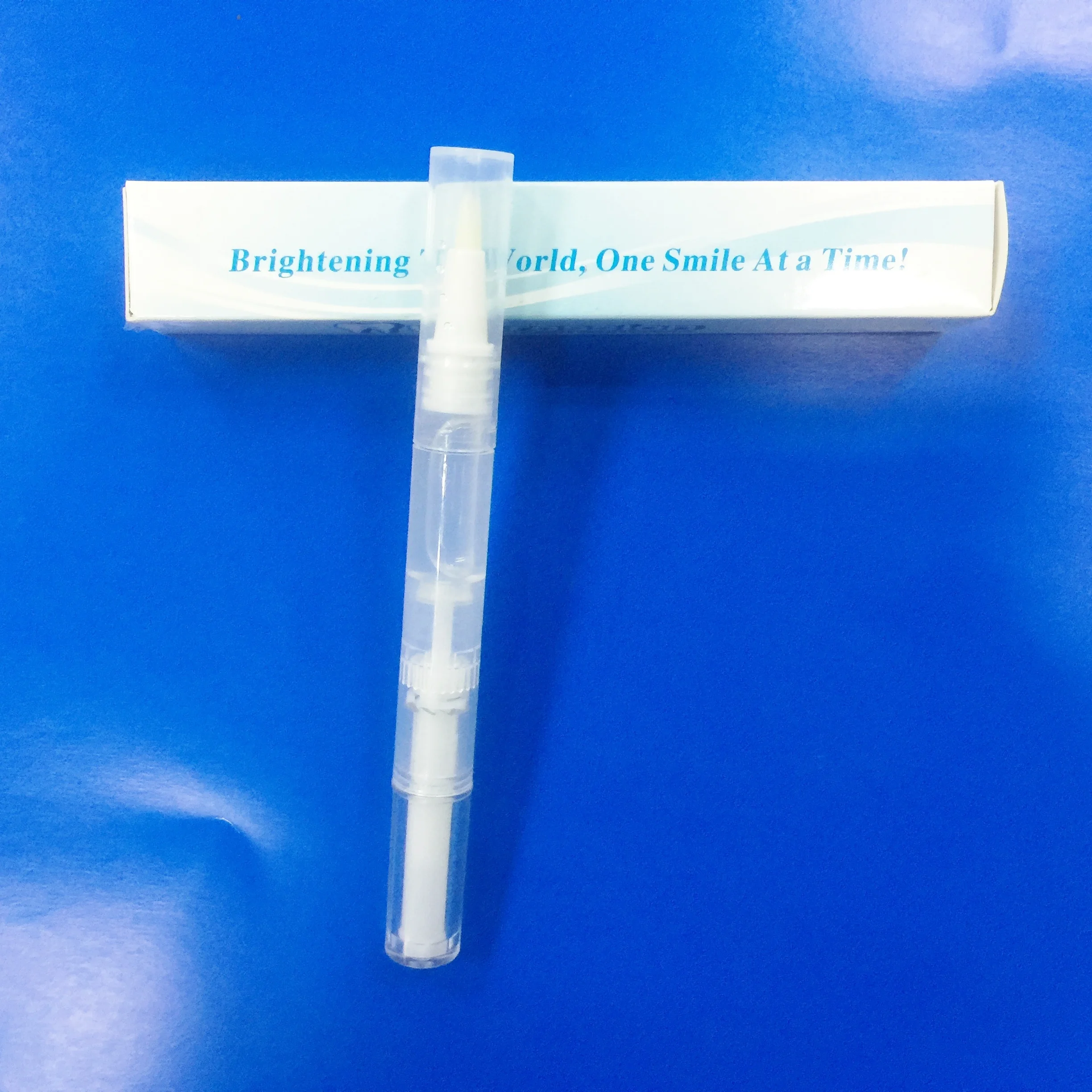 Pearl teeth whitening pen 4g clear, 6%HP whitening teeth plastic pen