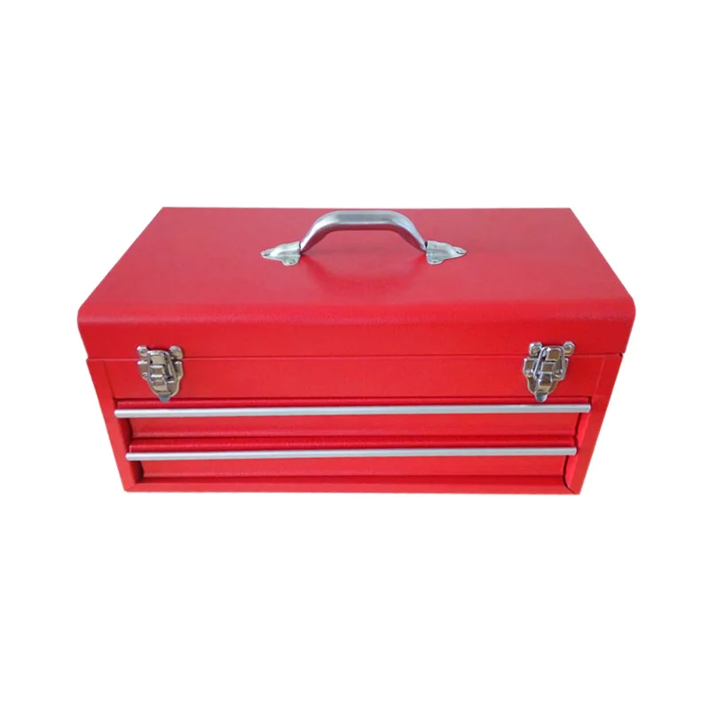High quality steel cabinet type trolley master hand tool box with 2 drawers