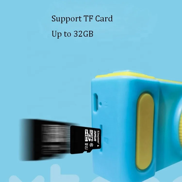 2.0 inch IPS HD screen Kids Camera Toys Mini Lovely Kids Anti-shake Digital Camera