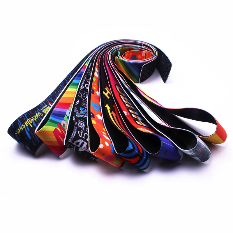 Newest durable popular colorful elastic web band on goggle strap