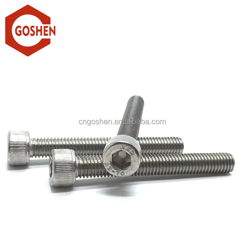 
ASME/ANSI B 18.3 stainless steel hex socket head screw 