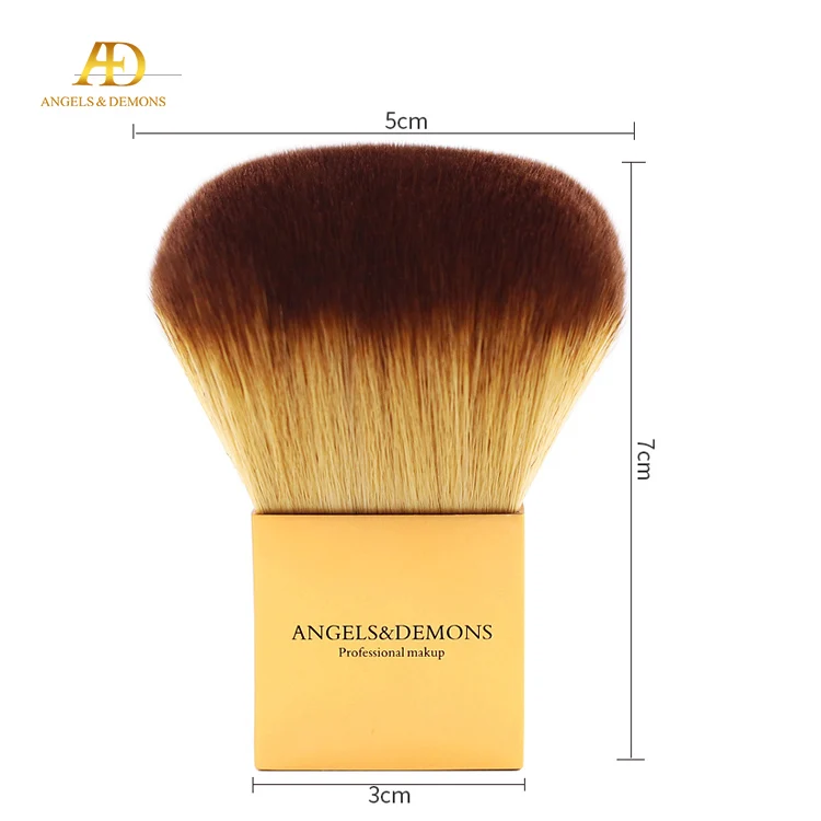
Wholesale Free Sample Gold Short Handle Powder Single Makeup Brush 
