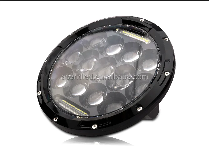 H4-H13 Адаптер Круглый 7 inch 75 Вт СВЕТОДИОДНЫЕ Фары с DRL/Высокая/Ближнего света Для JEEP Hummer Camaro FJ светодиодные фары