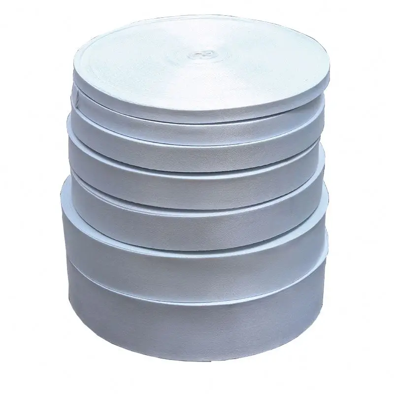 Polyester White Printing Blank Webbing in Rolls for Sublimation Lanyard