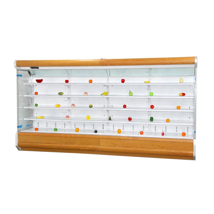 Custom Display Food Display Cooler Vegetable Store Refrigerator Customized JINBAODIAN 110V/220V 12 Months SN N ST Shopping Mall