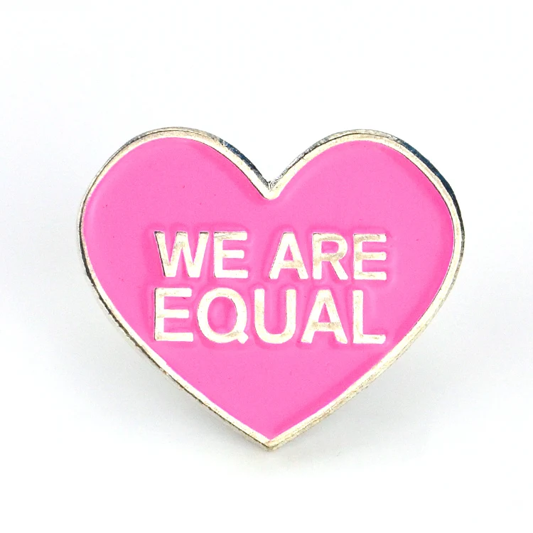 Oem Odm Artigifts Manufacturer Wholesale Enamel Lapel Pin Stamping Metal Heart Shaped Pin Badges Custom Brooches And Pins