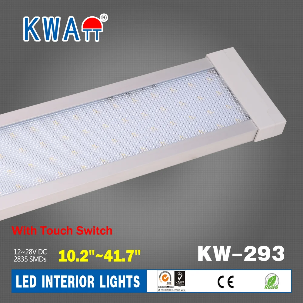 12V-24V  Vehicle LED Auto Car  Interior Lights for Caravan,Cabin,RV  with touch switch