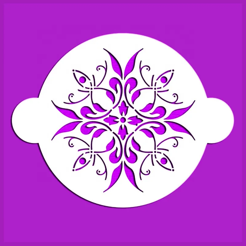 Custom Pattern Designs High Quality Plastic Flower Style Painting Lace Drawing Art Stencil Set