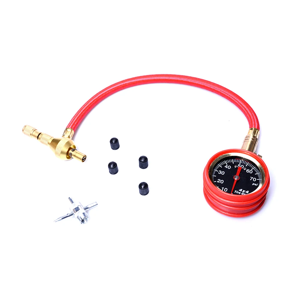 Car Tyre Air Pressure Gauge with Pointer Gauge With Dial, Portable Miniature Car Pressure Gauge, 4X4 Tire Gauge