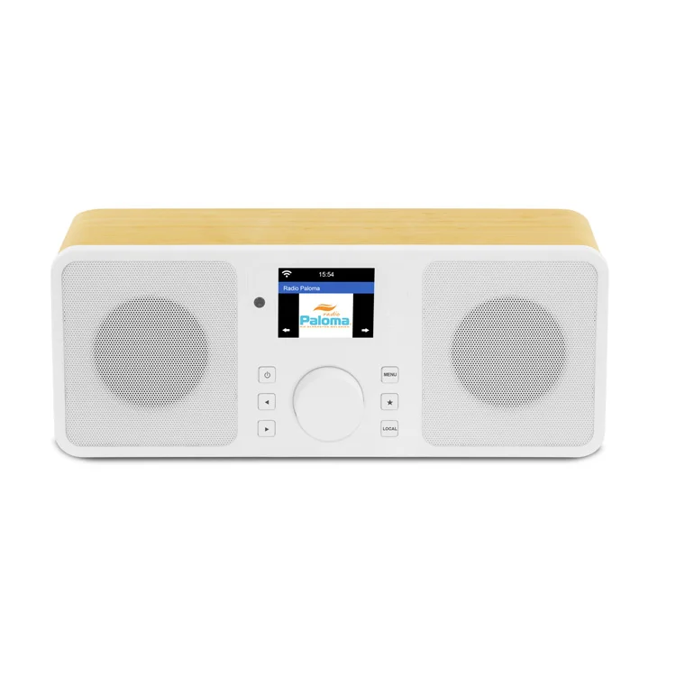 MA-230F Wooden Internet Radio Wifi Receiver with FM  Stereo Output
