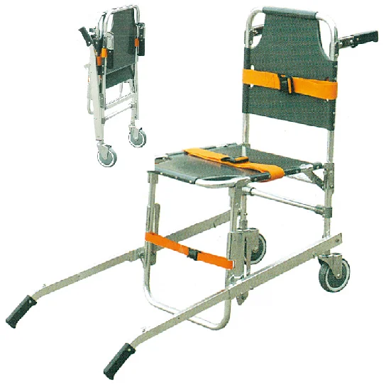 emergency evacuation flexible folded stair chair stretcher