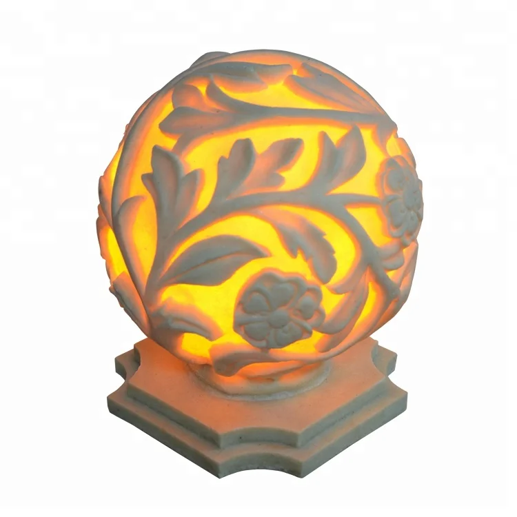 Round Shape Chrysanthemum Pattern Outdoor Decorative Ball Lamp Lantern