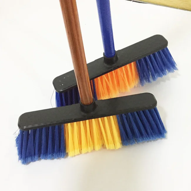 Low price broom plastic big plastic broom brush sweeping cheap king plastic broom