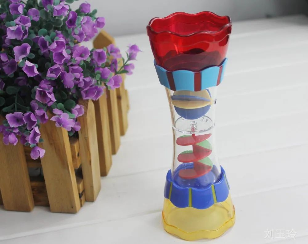 1pc baby bath toy scoop water swimming beach rotating cylinder flow observation Cup kids and children