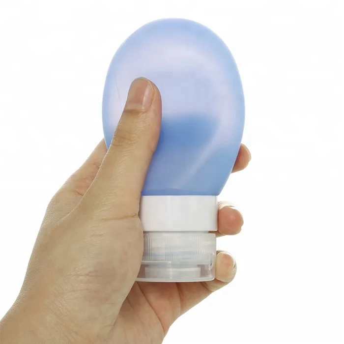 Silicone Bottle Set Silicone Shampoo Bottle Round Shape Hot Selling Cosmetic Portable Outdoor Easy Open Mini Travel SHY Silicone